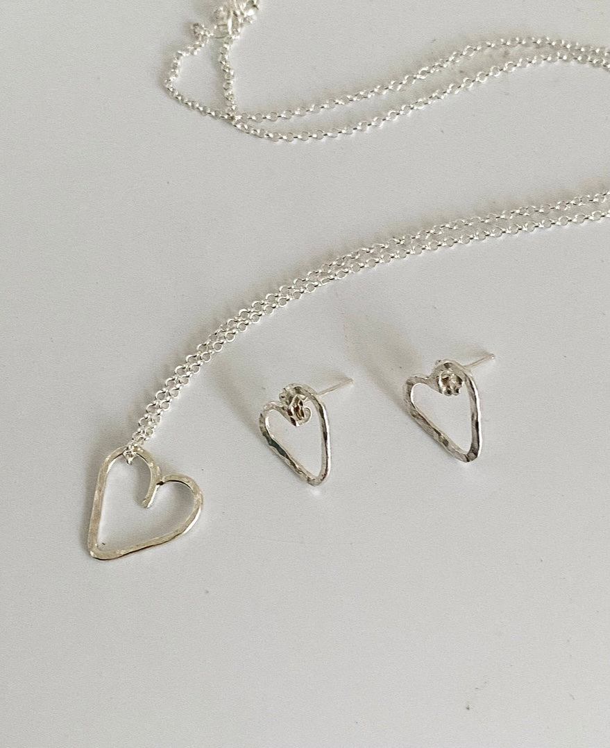 Limited Edition Necklace Textured Heart